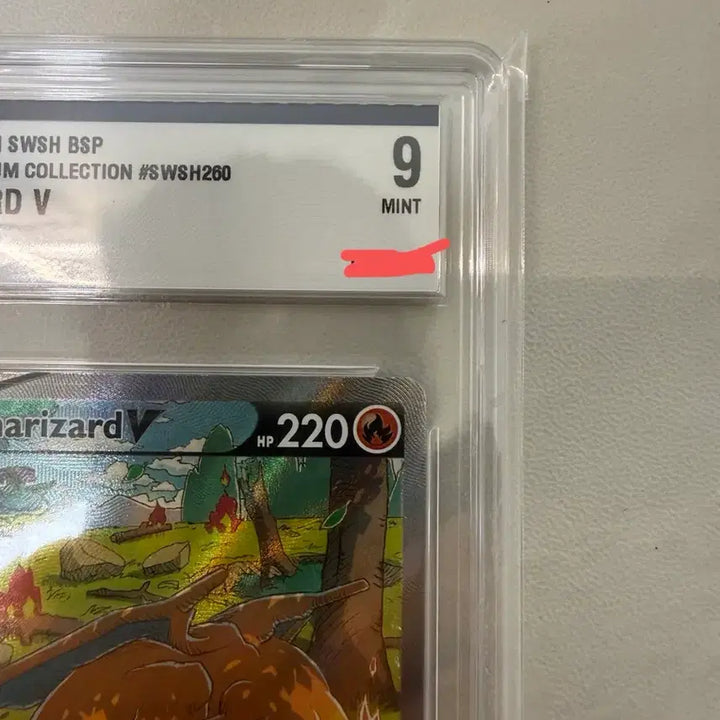 [BUNJANG] Charizard V SAR SWSH260 (9) / 포켓몬스터 카드) 북미판 리자몽V sar 프로모 SWSH260 brg9