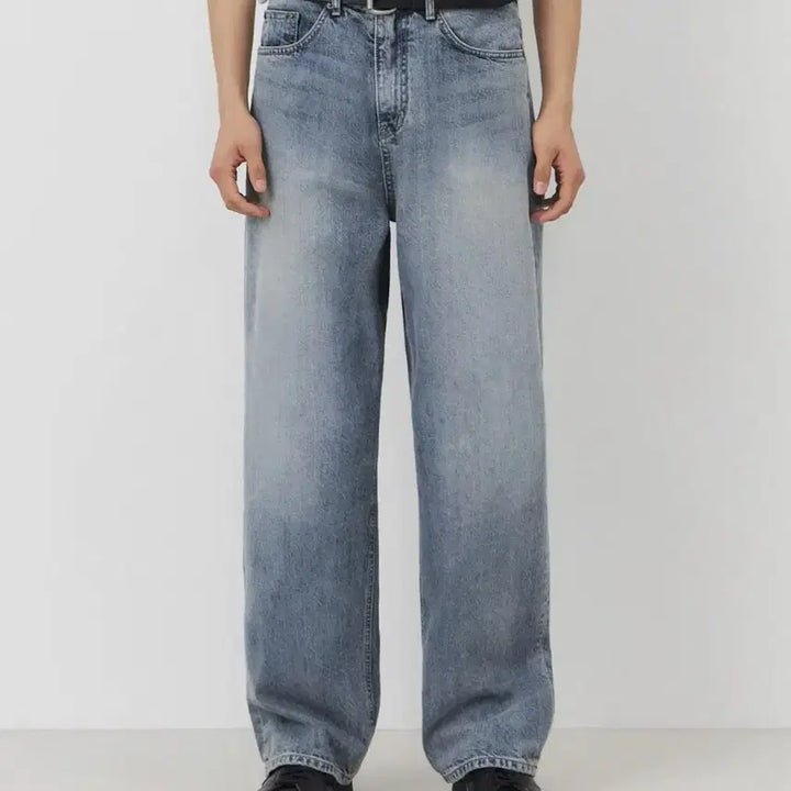 [BUNJANG] Branded 51083 Light Wash Wide Denim Pants / [28] 브랜디드 51083 연청 와이드 데님팬츠