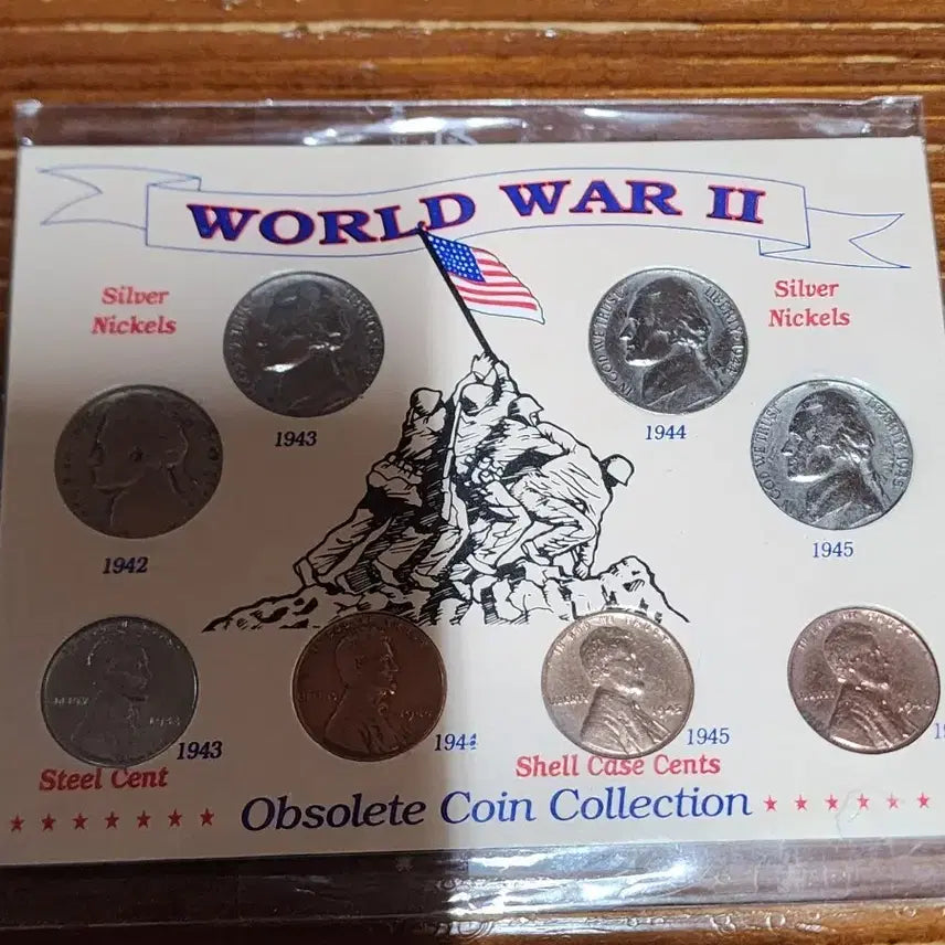 [BUNJANG] World War II Commemorative Coin Collection with 4 Silver Coins / 은화4개포함:2차 세계대전 기념 주화 컬렉션