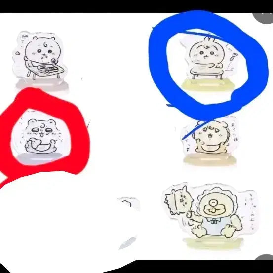 [BUNJANG] Chikawa Baby Acrylic Stand (Racco, Momonga) / 교환, 판매) 치이카와 베이비 아크릴 스탠드 ( 모몽가)