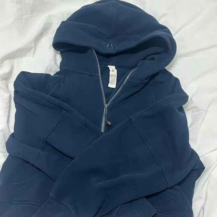 [BUNJANG] Lululemon Scuba Oversized Half-Zip Hoodie Navy / 룰루레몬 스쿠바 오버사이즈 하프집 후디 네이비