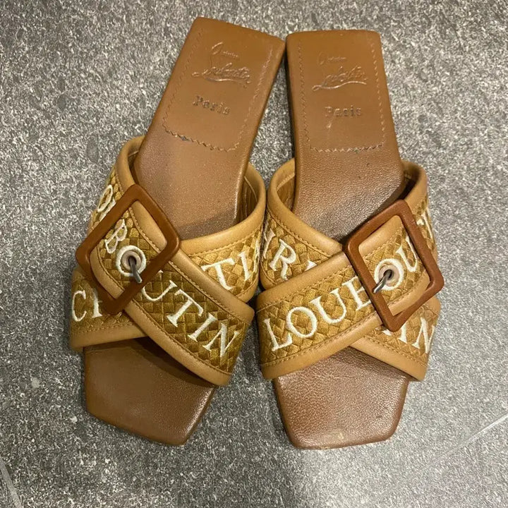 [BUNJANG] Christian Louboutin Slides / 크리스찬루부탱 샌들 슬리퍼