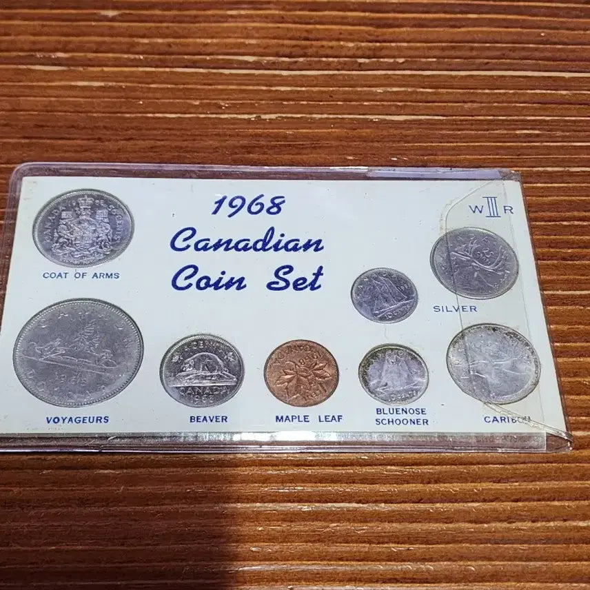 [BUNJANG] 1968 Canada Coin Set with 2 Silver Coins / 은화2개포함:1968년 캐나다 주화 세트