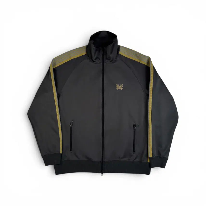[BUNJANG] Needles Side Line Logo Track Jacket Grey XL / 니들스 사이드 라인 로고 트랙 자켓 그레이 ( XL )