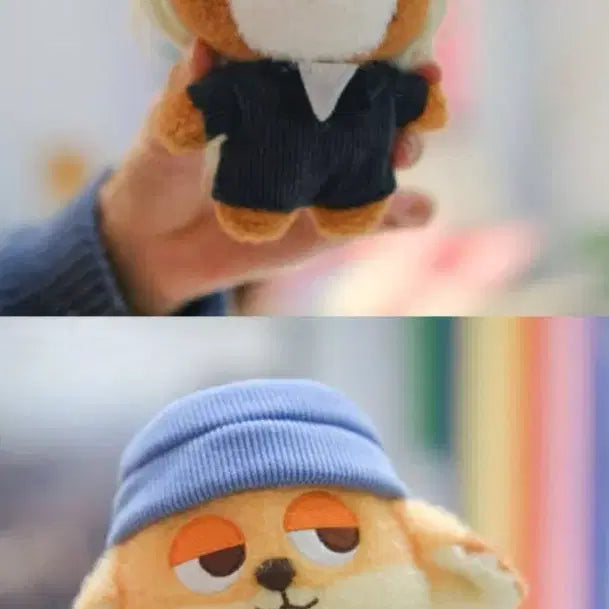 [BUNJANG] Zootopia 2 Brian Wind Dancer Mayor &amp; Nick Keychain Doll Set / 주토피아2 브라이언 윈드 댄서 시장/닉 키체인 인형 키링 일괄