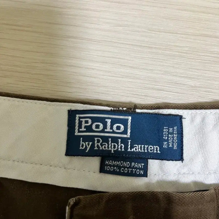 [BUNJANG] Polo Ralph Lauren Brown Cotton Pants 36x30 / 폴로 랄프로렌 브라운 면바지