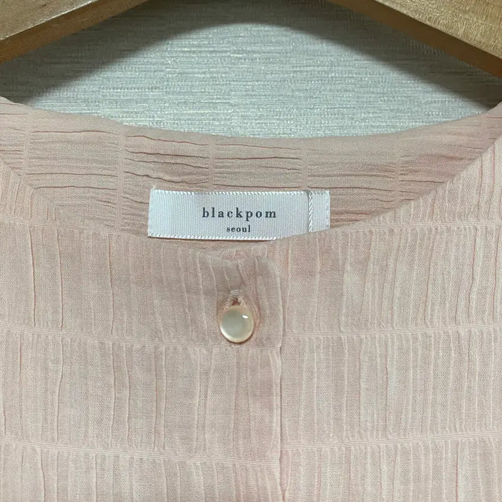 [BUNJANG] Blackform Indie Pink Short Sleeve Blouse / 블랙폼 인디핑크 러블리 반팔 블라우스