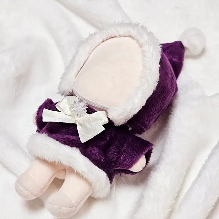 [BUNJANG] 10cm Doll Clothes Esi Shop Santa Fairy Bundle Set / 에시샵 산타요정 10cm 솜인형 옷 일괄
