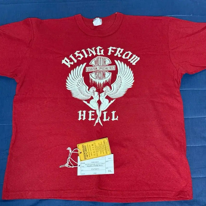 [BUNJANG] Freewheelers Rising From Hell Short Sleeve T-Shirt XL / (XL,44)프리휠러스 Rising From Hell 반팔 티셔츠