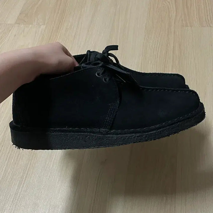 [BUNJANG] Clarks Desert Trek Suede Boots Black 250 / 클락스 데저트트랙 블랙 250