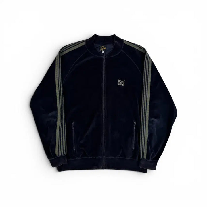 [BUNJANG] Needles R.C Track Velvet Jacket Navy XL / 니들스 R.C 트랙 벨벳 자켓 네이비 ( XL )