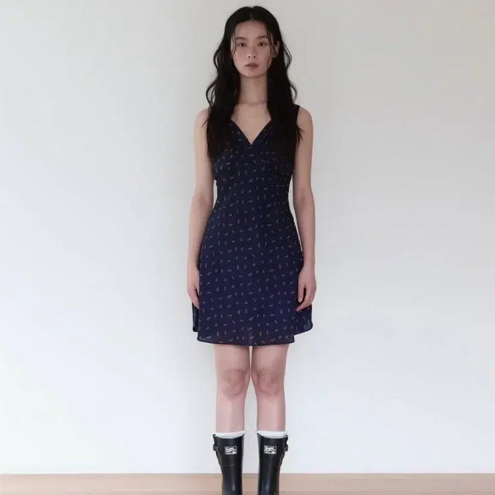 [BUNJANG] Yoonsulshop Verano Rosa Ops Navy Dress / 윤슬샵 verano rosa ops (navy)