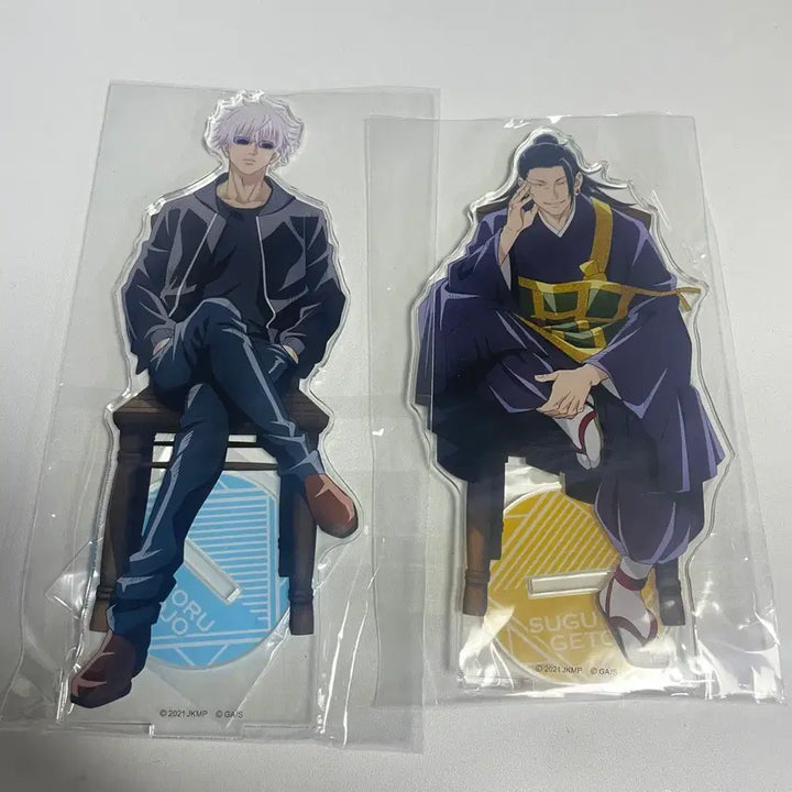 [BUNJANG] Jujutsu Kaisen 0 Blu-ray Exclusive Gojo Satoru &amp; Geto Suguru Acrylic Stand Set / 오늘만) 주술회전0 블루레이 아크릴 고죠 게토 고죠 아크릴 게토 아크릴