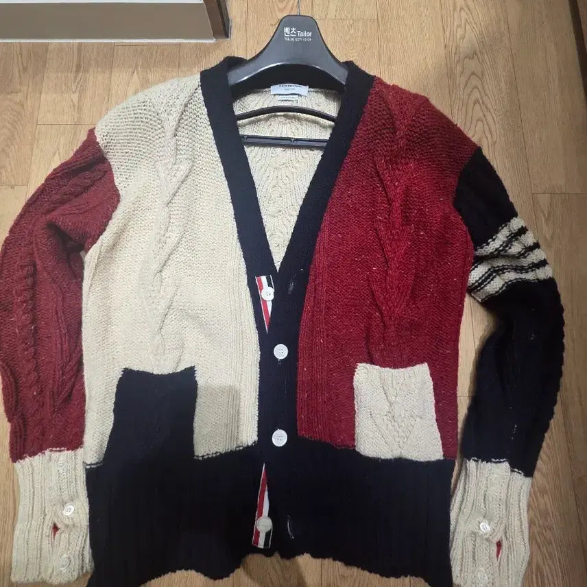 [SOLD OUT] (4)톰브라운 사선 아란케이블 가디건