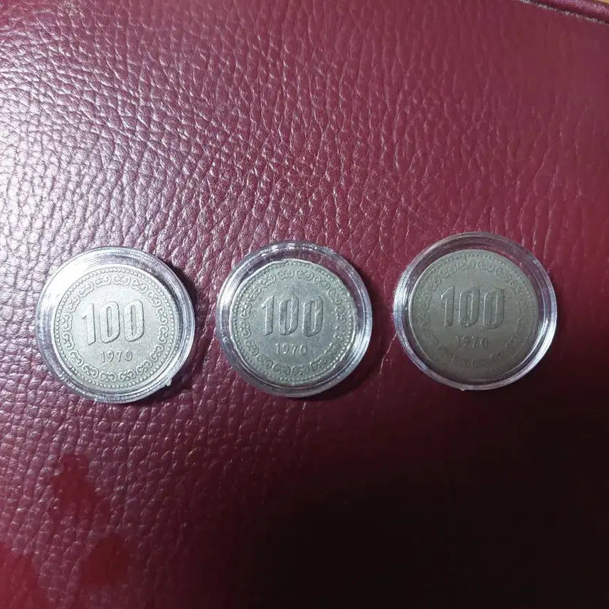 [BUNJANG] 1970 100 Won Coin (5 Pieces) / 1970년 100원 주화 3개