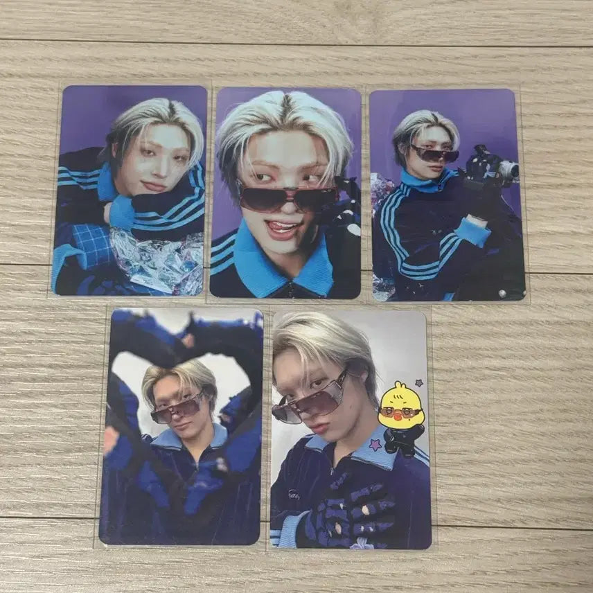 [BUNJANG] ATEEZ Aniteez in Color Pop-up Photocard Bundle Mingi / 에이티즈 애니티즈인컬러 팝업 포카 트레카 일괄 민기