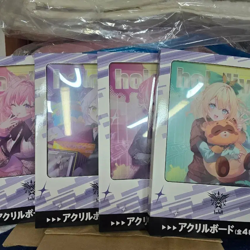 [BUNJANG] Hololive Acrylic Board (Set of 4) / 홀로라이브 아크릴 보드 (전4종)