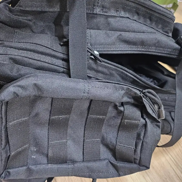 [BUNJANG] Black Tactical Backpack Military Style / 블랙 택티컬 백팩 밀리터리 스타일