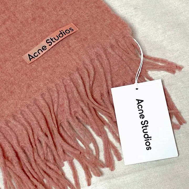 [BUNJANG] Acne Studios Wool Scarf Rose Melange / 아크네 스튜디오 울 머플러 로즈 멜란지