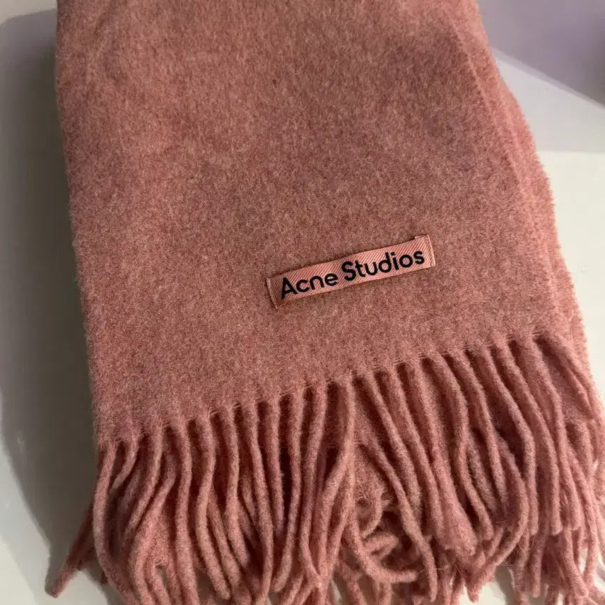 [BUNJANG] Acne Studios Wool Scarf Rose Melange / 아크네 스튜디오 울 머플러 로즈 멜란지