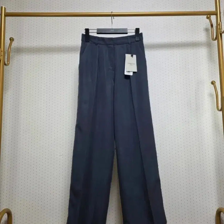[BUNJANG] Celeb Shop Edition Charcoal Blue Modal Pants (New) / 셀렙샾에디션 차콜블루 모달팬츠55,66사이즈(새상품)