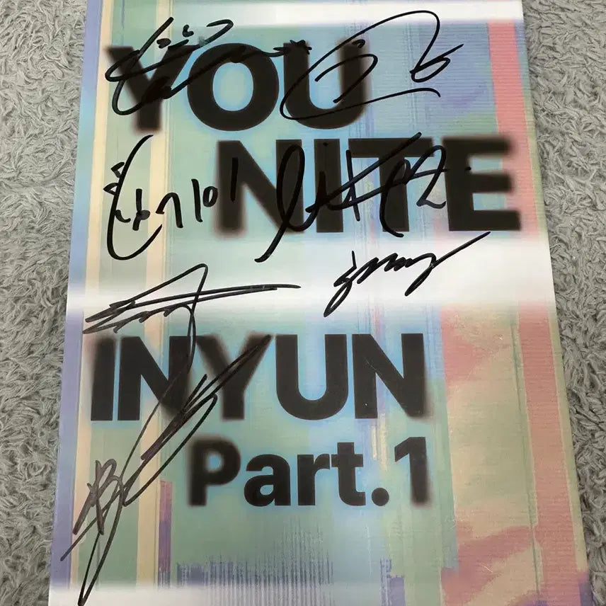 [BUNJANG] YOUNITE In:yun Part 1 Autographed Album / 유나이트 younite 친필 싸인 비매 앨범 inyun part 1