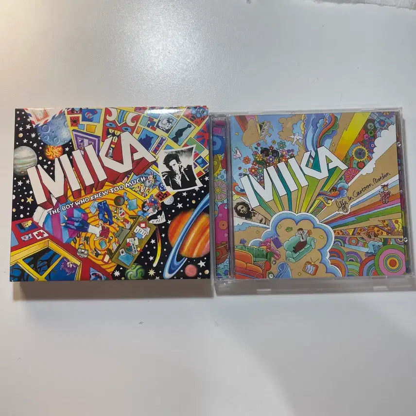 [BUNJANG] Mika 1st &amp; 2nd Album Bundle Set with Posters / 미카 MIKA CD 앨범 1집 2집 일괄 포스터 포함 증정