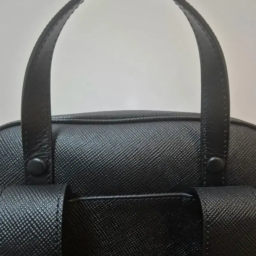 [BUNJANG] Saffiano Leather Backpack Black / 사피아노 백팩 블랙