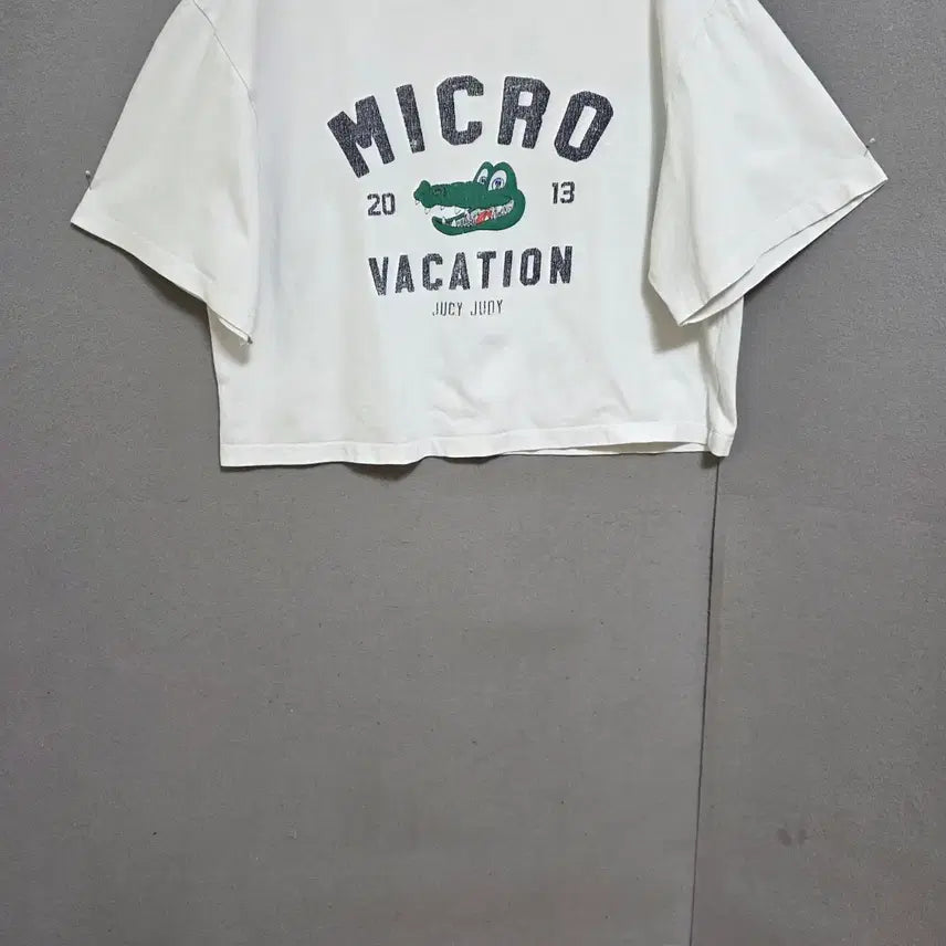 [BUNJANG] Juicy Judy Round T-Shirt White Size 85 / 쥬시쥬디 라운드 티셔츠  85  n5223