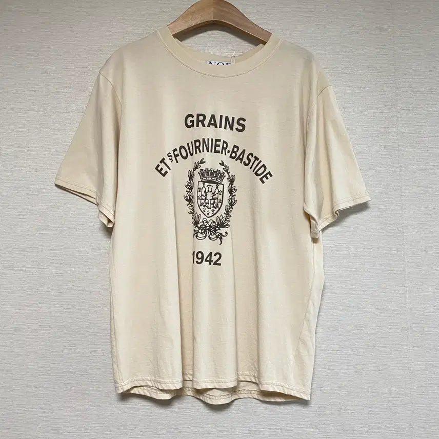 [BUNJANG] NOD Lettering Printing Short Sleeve T-shirt / NOD 레터링 프린팅 반팔 티셔츠