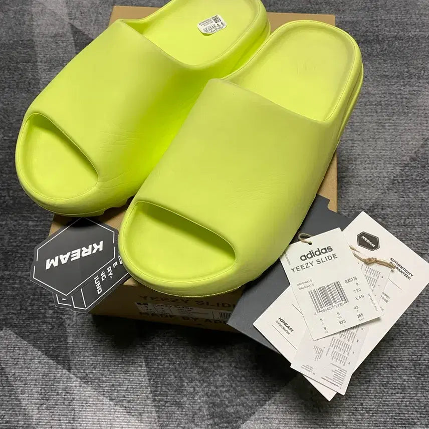 [BUNJANG] Adidas Yeezy Slide Full Set Size 275 / {[크림구매] 아디다스 이지 슬라이드 풀구성 275 사이즈}