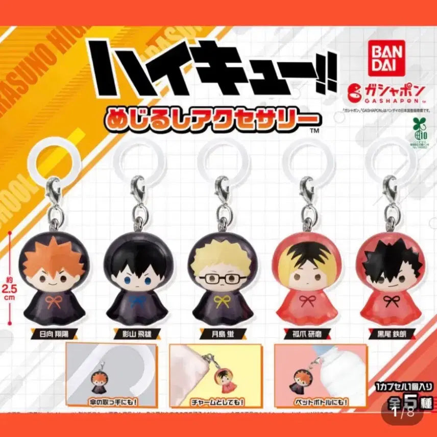 [BUNJANG] Haikyu!! Mejirushi Hinata Acrylic Charm / 하이큐 메지루시(히나타 팝니다)