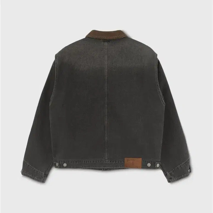 [BUNJANG] Heritagefloss Denim Trucker Jacket Charcoal (S) / 헤리티지플로스 데님 트러커 자켓 차콜(S)