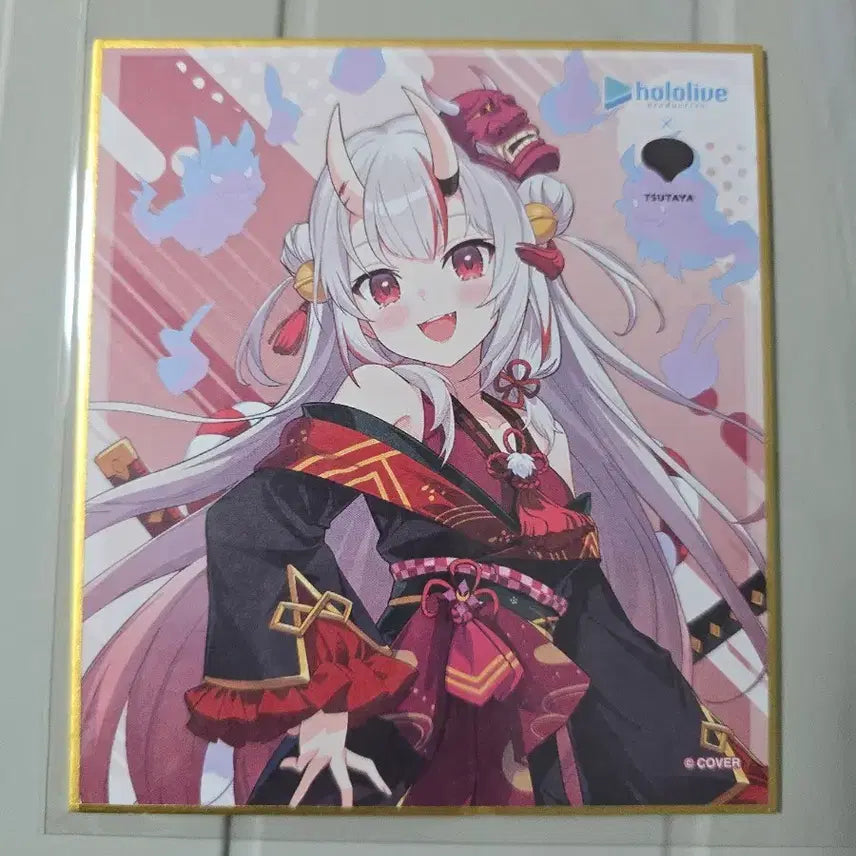 [BUNJANG] Hololive Nakiri Ayame Tsutaya Shikishi / 홀로라이브 나키리 아야메 츠타야 색지
