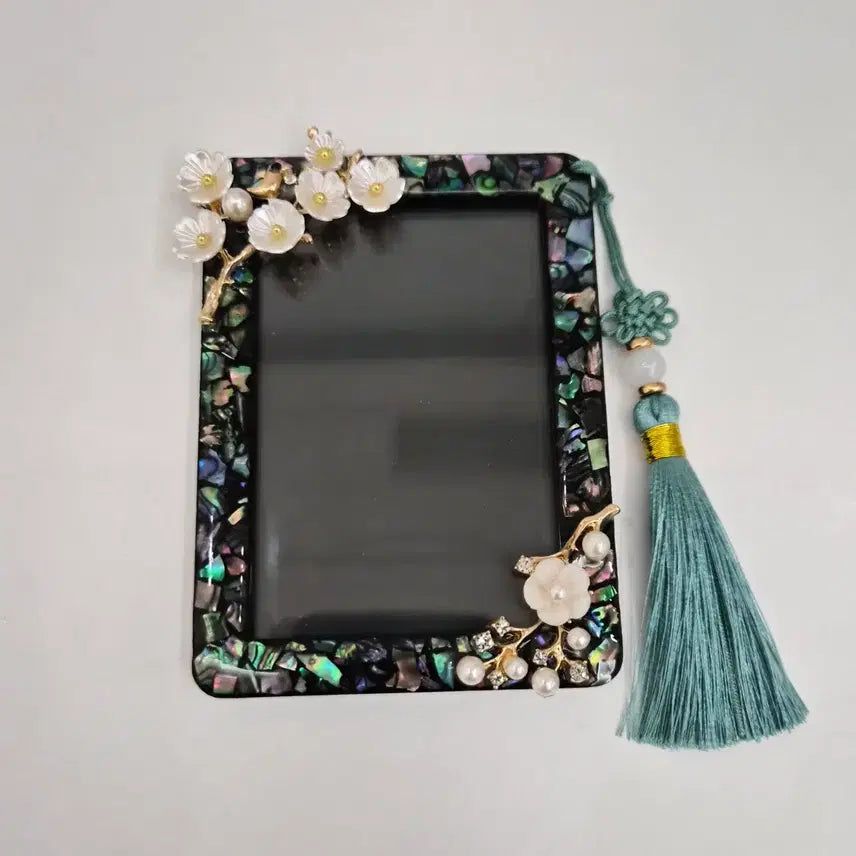 [BUNJANG] Chacha Handmade Black Mother of Pearl Top Loader / 차차탑꾸 시그니처 블랙자개 포카홀더,포카케이스,자개탑꾸