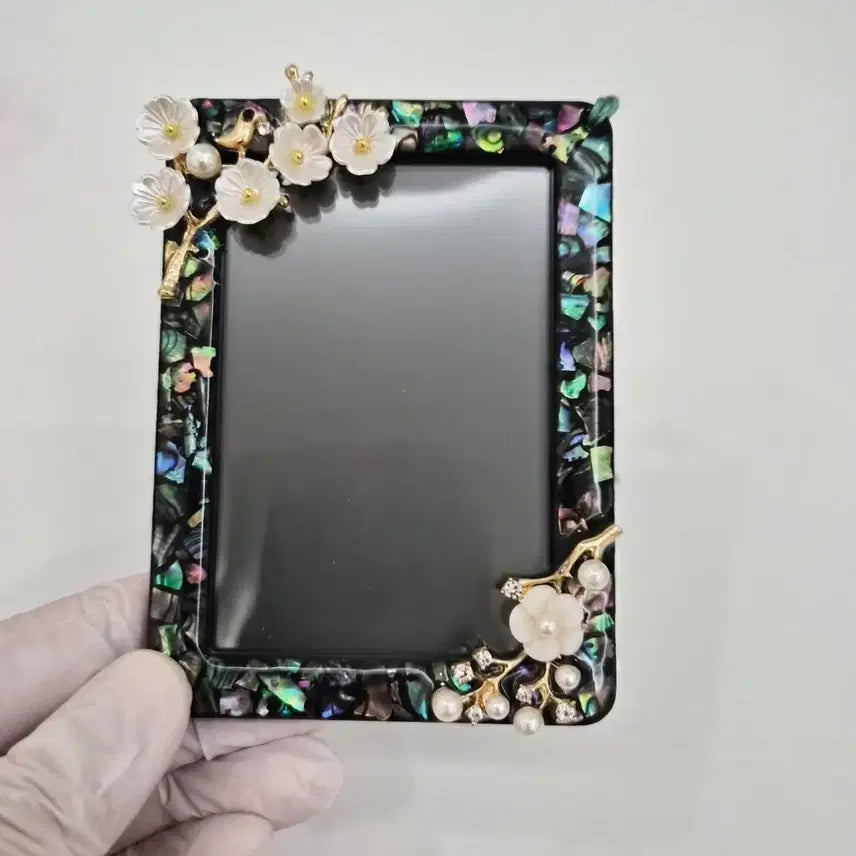 [BUNJANG] Chacha Handmade Black Mother of Pearl Top Loader / 차차탑꾸 시그니처 블랙자개 포카홀더,포카케이스,자개탑꾸