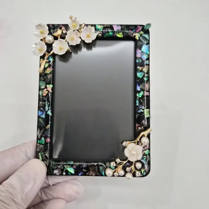 [BUNJANG] Chacha Handmade Black Mother of Pearl Top Loader / 차차탑꾸 시그니처 블랙자개 포카홀더,포카케이스,자개탑꾸