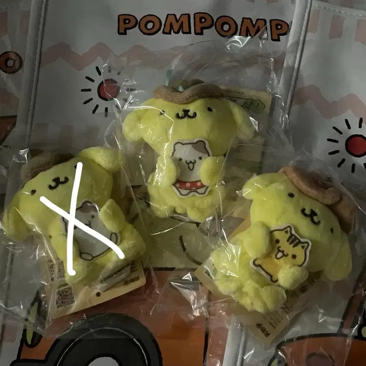 [BUNJANG] Pompompurin Outing Friends Lottery Prize F Finger Toy Plush / 폼폼푸린 나들이 친구 쿠지 F상