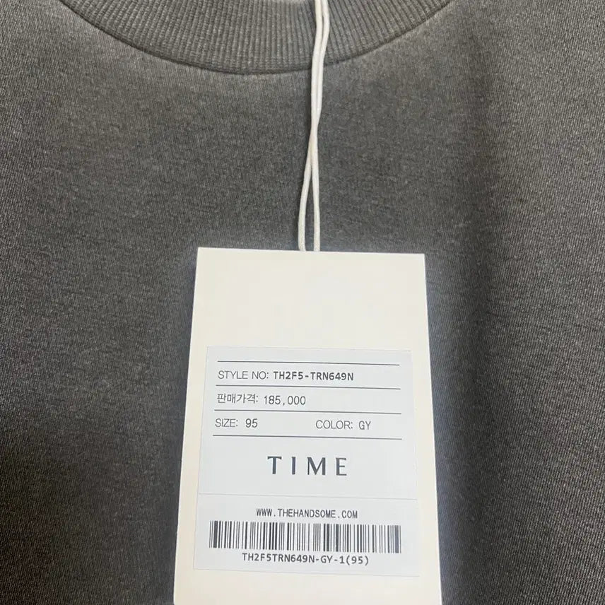 [BUNJANG] Time Homme 25S/S Washed Oversized Half Sleeve Top / 타임옴므 25S/S 워시드 오버핏 하프 슬리브 탑 95(100)