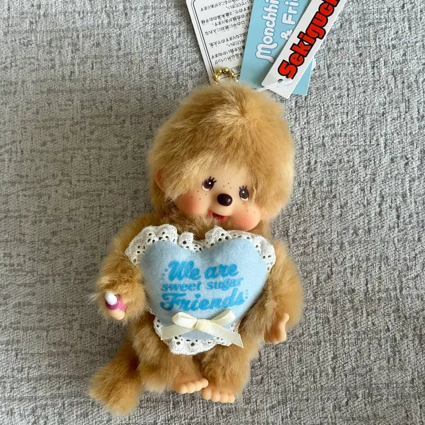 [BUNJANG] Monchhichi Sweet Sugar Keychain / 몬치치 스위트슈가 스윗슈가 키링 새상품