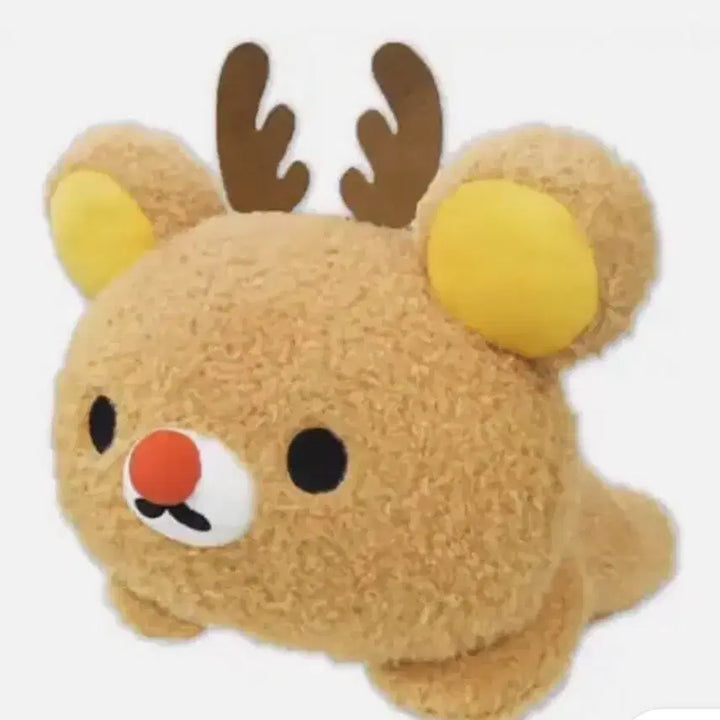 [BUNJANG] Rilakkuma Rudolph 50cm Plush Doll / 리락쿠마 루돌프 50cm 인형