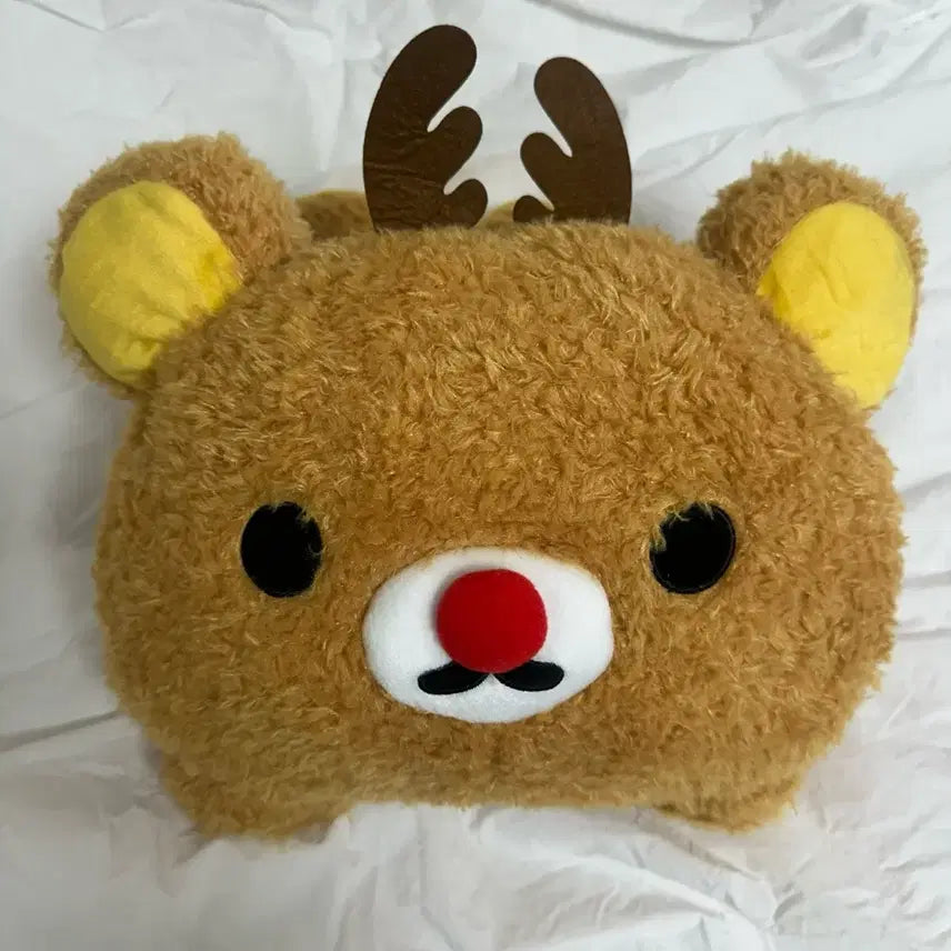 [BUNJANG] Rilakkuma Rudolph 50cm Plush Doll / 리락쿠마 루돌프 50cm 인형