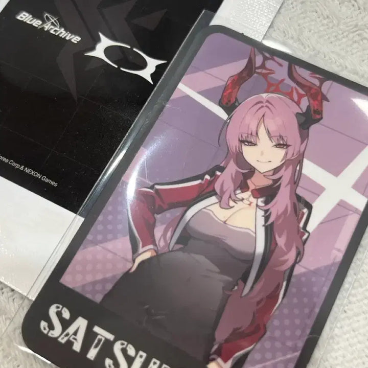 [BUNJANG] Blue Archive Musinsa Manmajeon Satsuki Photocard / 블루아카이브 무신사 만마전 사츠키 포토카드