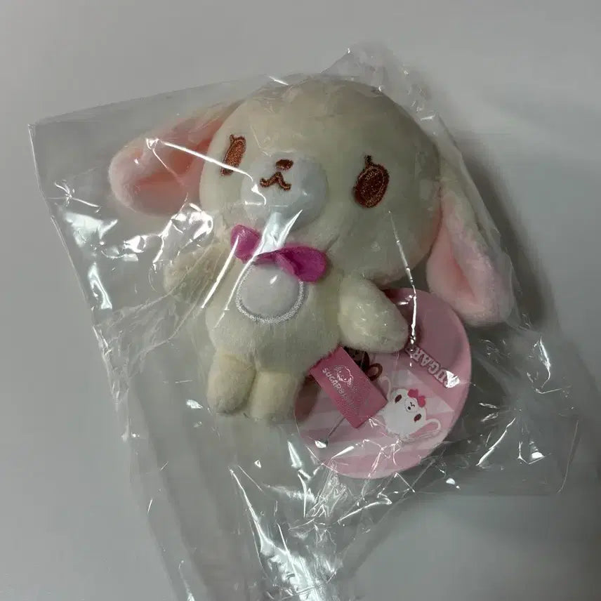 [BUNJANG] Sanrio Sugarbunnies Shirousa Plush Keychain / 산리오) 슈가바니즈 시로우사 인형 키링