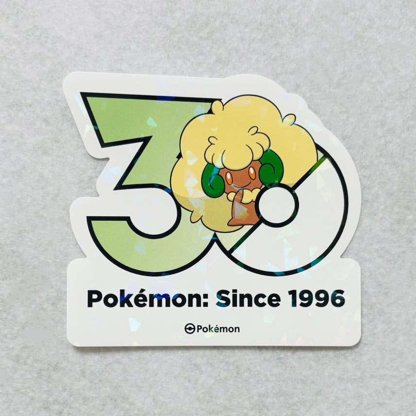 [BUNJANG] Pokemon 30th Anniversary Logo Sticker (Swarms) / 포켓몬스터 30주년 로고 스티커 (엘풍)