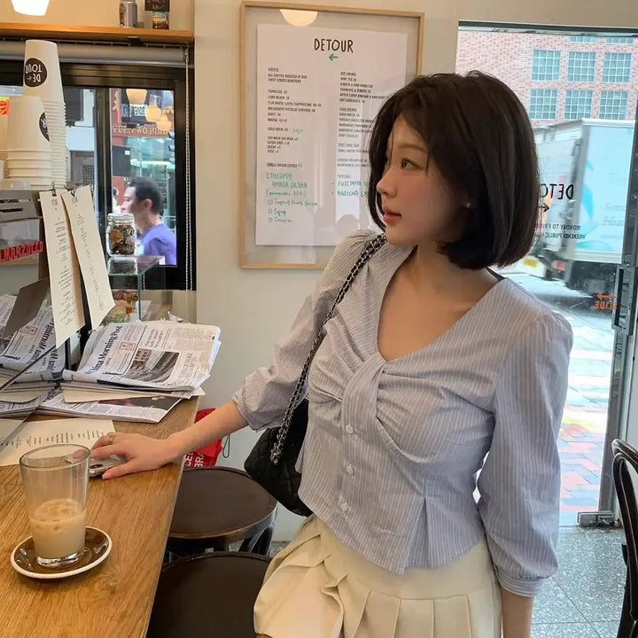 [BUNJANG] Sober Shop Verin Blouse / 소버샵 sober shop verin blouse 블라우스