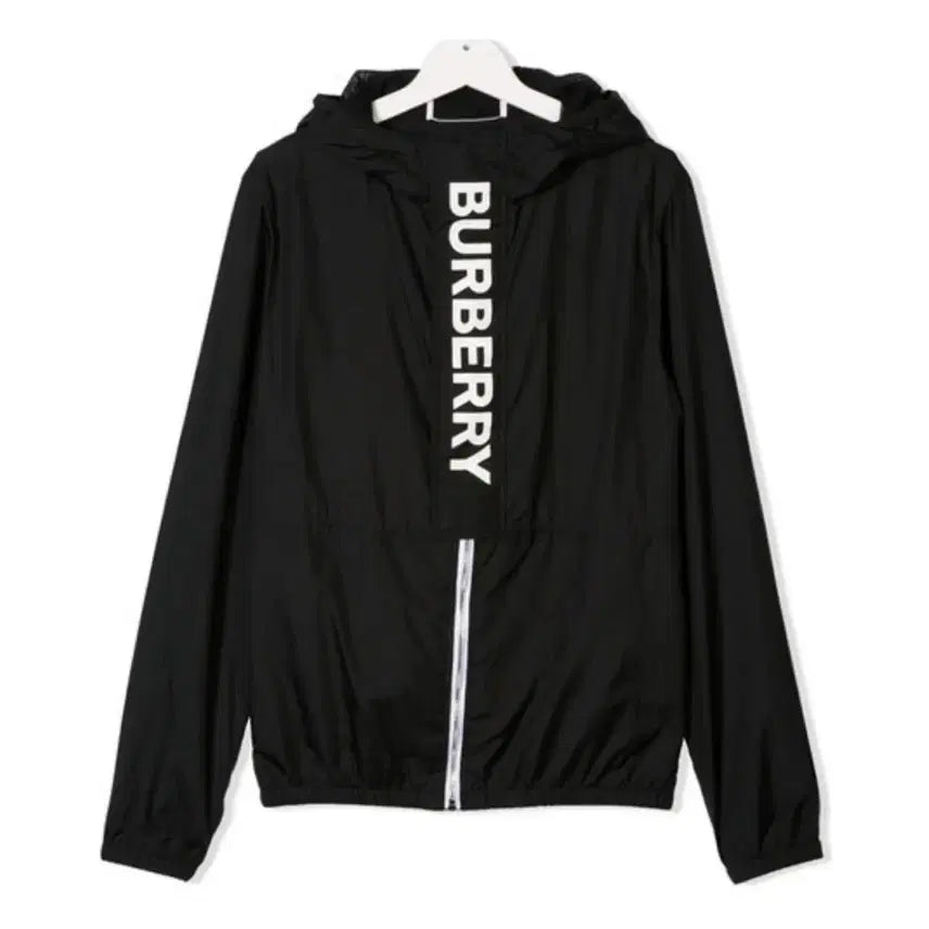 [BUNJANG] Burberry Kids Windbreaker Jacket Black (Size 8) / 버버리 키즈 윈드브레이커 블랙 바람막이 자켓(8세)