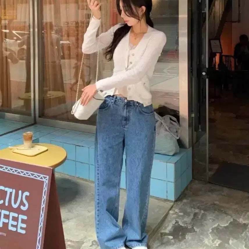 [BUNJANG] Shop Siye Mut Denim (Short Blue S) / 샵시예 뮤트 데님(숏 블루 s)