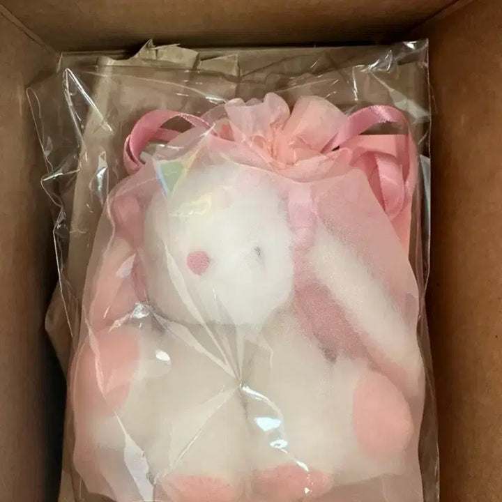 [BUNJANG] Starbucks Sweet Fluffy Bunny Plush Keychain New / 스타벅스  스위트 플러피 버니 인형키링 새상품