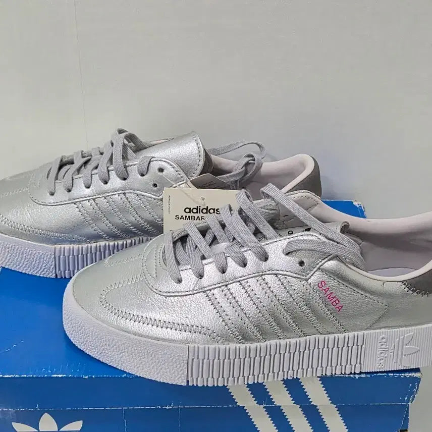 [BUNJANG] Adidas Samba Rose Silver Metallic 245mm / [245]새것ㅡ아디다스 삼바로즈 실버메탈릭